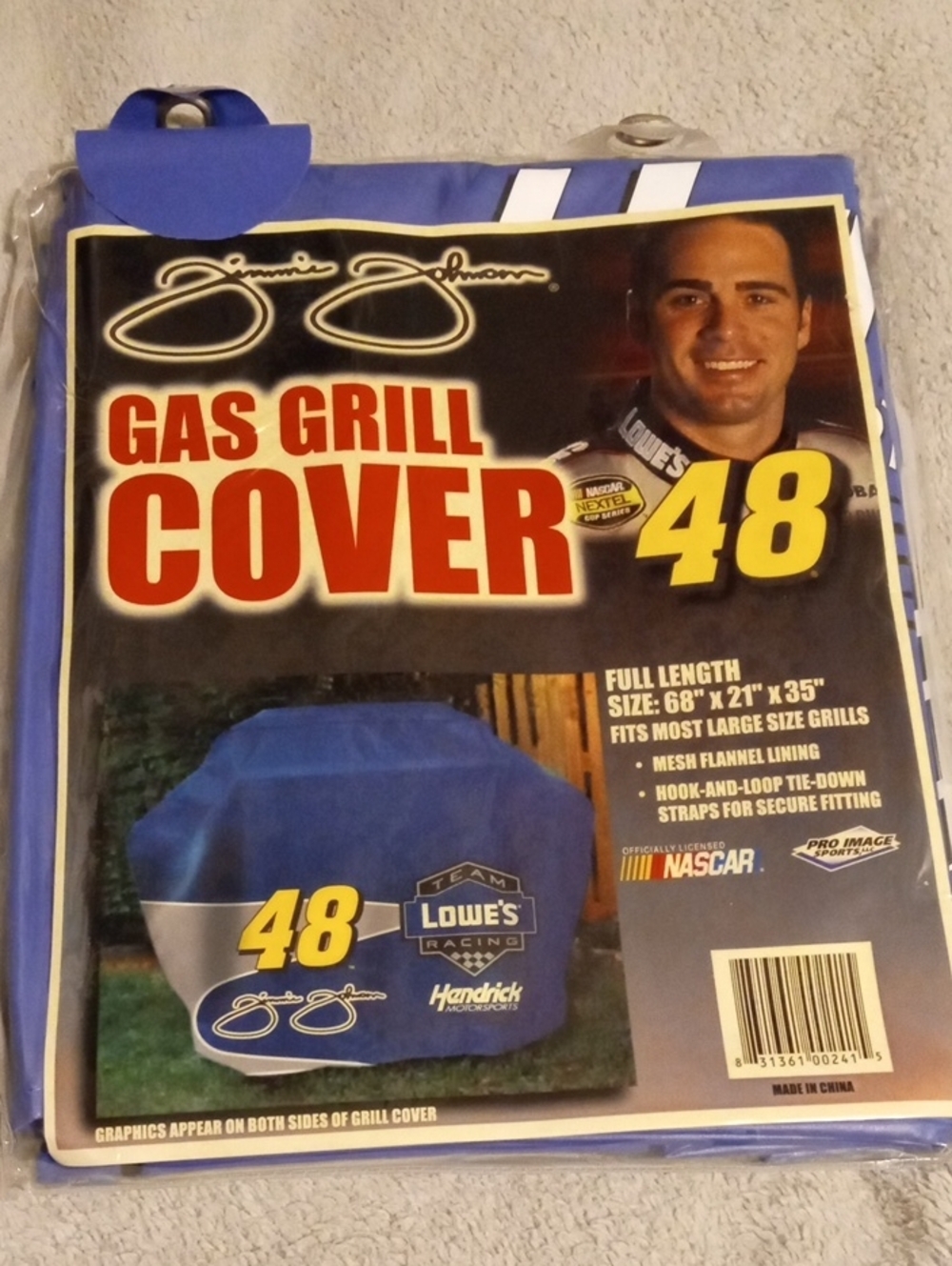 NWT #48 Blue Gas Grill Cover #2